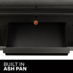 Vogelzang VG1120-BL Wood Stove - BUILT IN ASH PAN