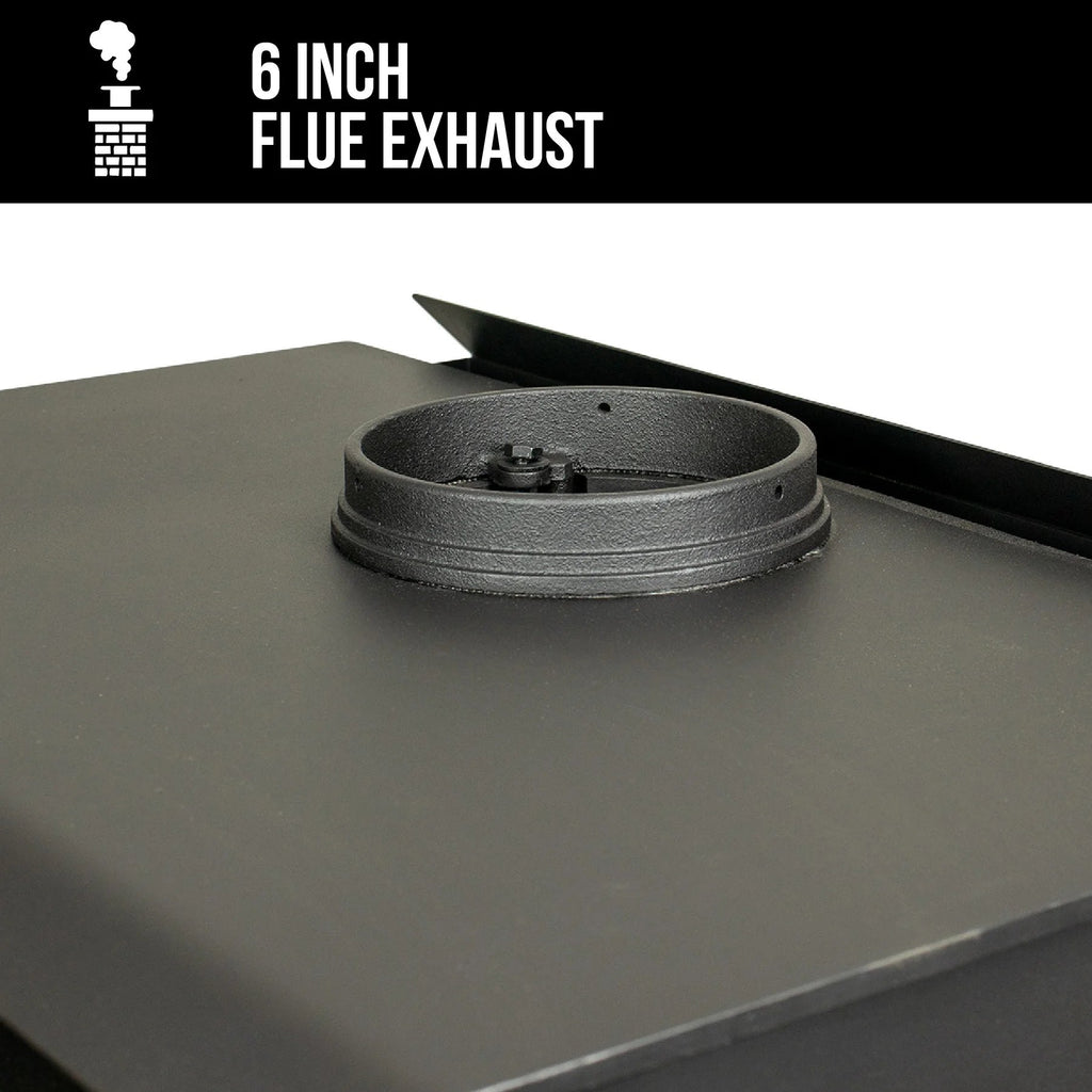vogelzang vg2020e-p wood stove - 6 inch flue exhaust 