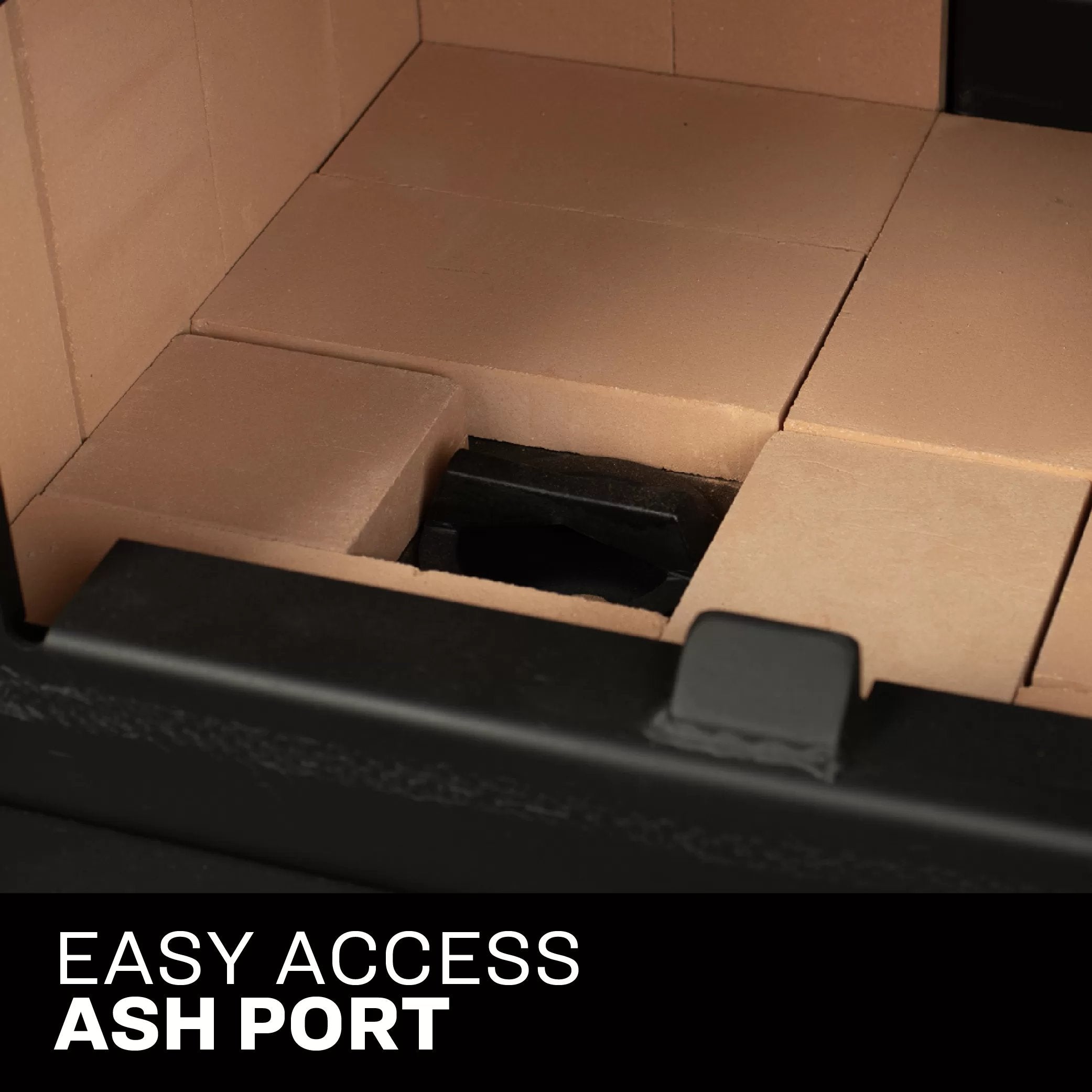 vogelzang vg2520-p wood stove - Easy Access Ash Port